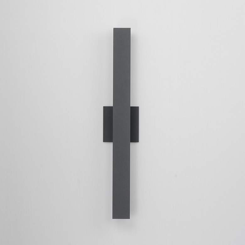 Image 2 ET2 Alumilux: SideLine  24" Architectural Bronze LED Outdoor Wall Sconce more views
