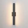 3_ET2 Alumilux: SideLine  24" Architectural Bronze LED Outdoor Wall Sconce more views
