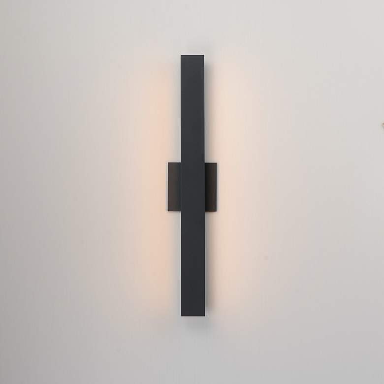 Image 3 ET2 Alumilux: SideLine 24" Black LED Outdoor Wall Sconce more views