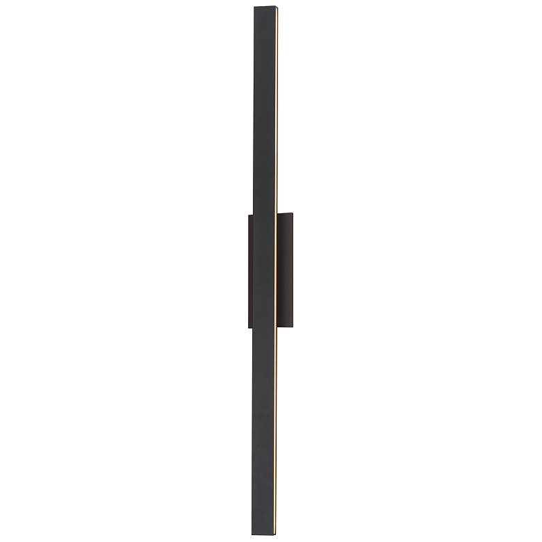 Image 1 ET2 Alumilux: SideLine 51" Black LED Outdoor Wall Sconce