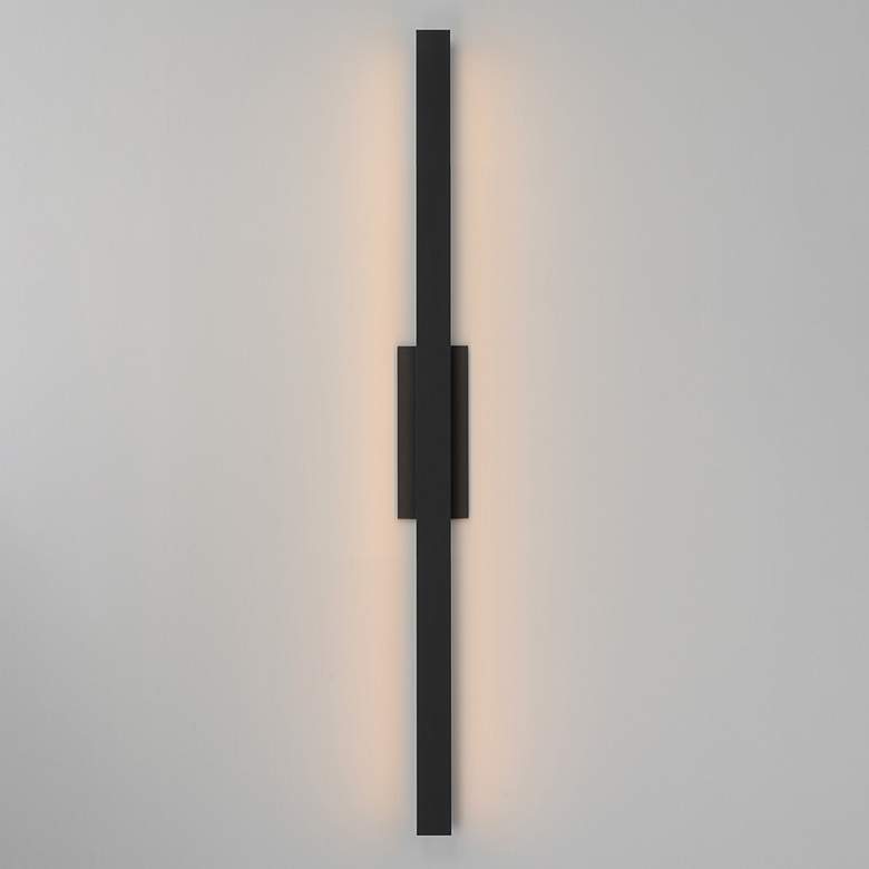 Image 3 ET2 Alumilux: SideLine 51" Black LED Outdoor Wall Sconce more views