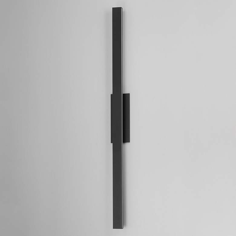 Image 4 ET2 Alumilux: SideLine 51" Black LED Outdoor Wall Sconce more views