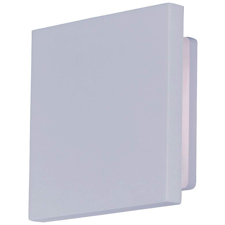 Image 1 ET2 Alumilux Tau 6 3/4" High White LED Outdoor Wall Light