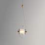 3_ET2 Amulet 8 1/2"W Black and Brass 3-Light LED Mini Pendant more views