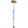 ET2 Aragon 17" White Alabaster/Gold LED Pendant