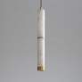 3_ET2 Aragon 17" White Alabaster/Gold LED Pendant more views