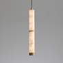 4_ET2 Aragon 17" White Alabaster/Gold LED Pendant more views