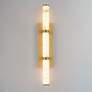 3_ET2 Aragon 26" High White Alabaster/Gold Bath Vanity more views