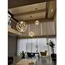 6_ET2 Aura 12" Wide Polished Chrome LED Mini Pendant more views