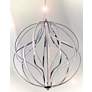 3_ET2 Aura 24" Wide Polished Chrome LED Pendant Light more views