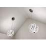 5_ET2 Aura 24" Wide Polished Chrome LED Pendant Light more views