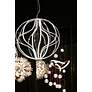 6_ET2 Aura 24" Wide Polished Chrome LED Pendant Light more views