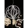 7_ET2 Aura 24" Wide Polished Chrome LED Pendant Light more views