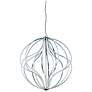 2_ET2 Aura 31" Wide Polished Chrome LED Pendant Light