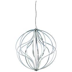 ET2 Aura 31" Wide Polished Chrome LED Pendant Light