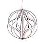 3_ET2 Aura 31" Wide Polished Chrome LED Pendant Light more views