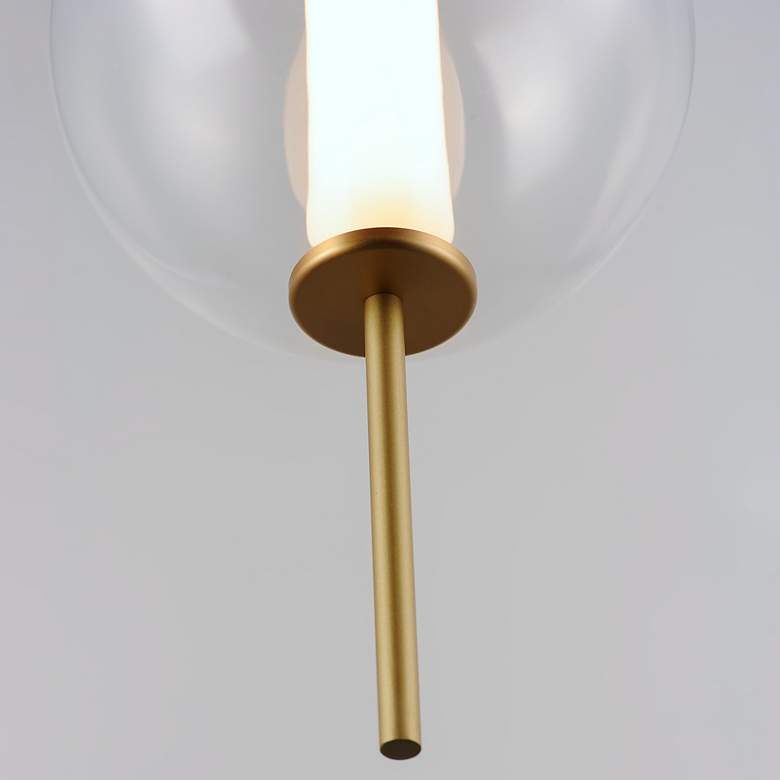 Image 6 ET2 Axle 8" Wide Gold Globe LED Mini Pendant more views