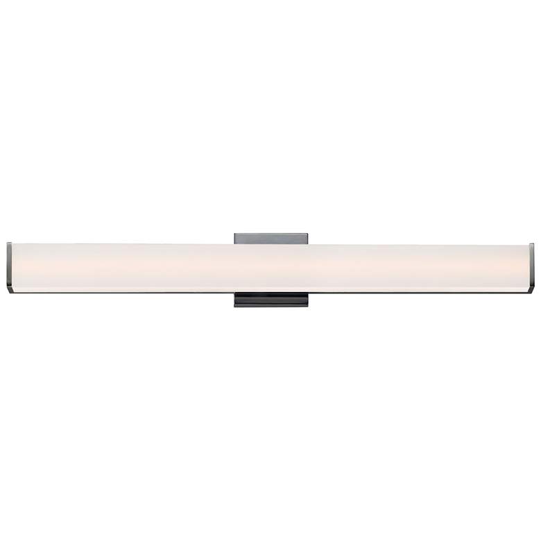 Image 1 ET2 Baritone 36" Wide Satin Nickel LED Bath Vanity Light