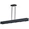 ET2 Beam 54" Wide Black LED Linear Pendant