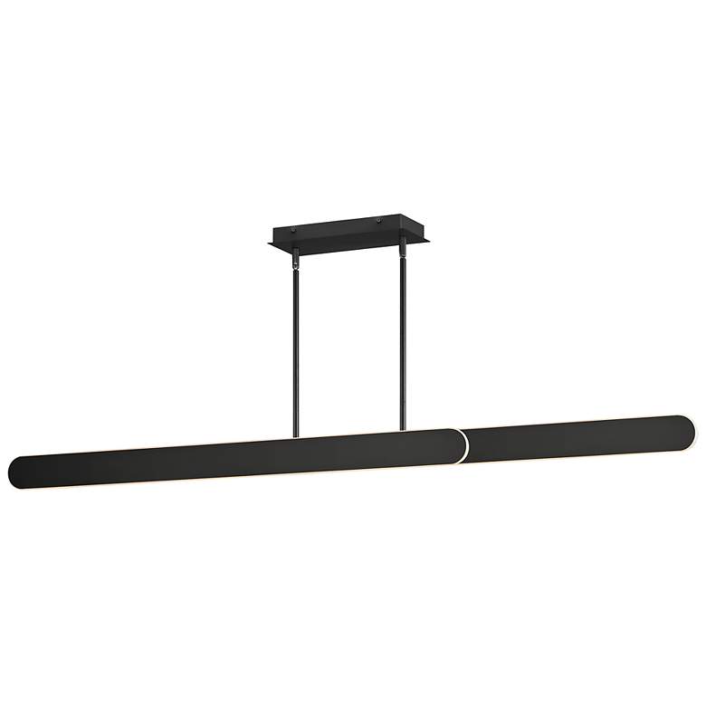 Image 1 ET2 Belt 60" Wide Black Adjustable Linear Pendant