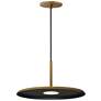 ET2 Berliner 13 3/4" Wide Antique Brass LED Pendant Light