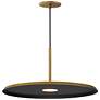 1_ET2 Berliner 19 3/4" Wide Antique Brass LED Pendant Light