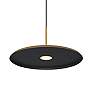 2_ET2 Berliner 19 3/4" Wide Antique Brass LED Pendant Light more views
