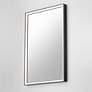 4_ET2 Bevel 24"x30" Brushed Black LED Mirror more views