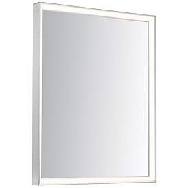 Image1 of ET2 Bevel 24"x30" Satin Nickel LED Mirror