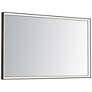 ET2 Bevel 48"x30" Brushed Black LED Mirror