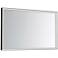 ET2 Bevel 48"x30" Brushed Black LED Mirror