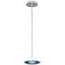 1_ET2 Beveled Glass Disks 7" Wide Modern LED Mini Pendant