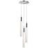 ET2 Big Fizz 13" Chrome and Crystal 3-Light LED Multi Light Pendant