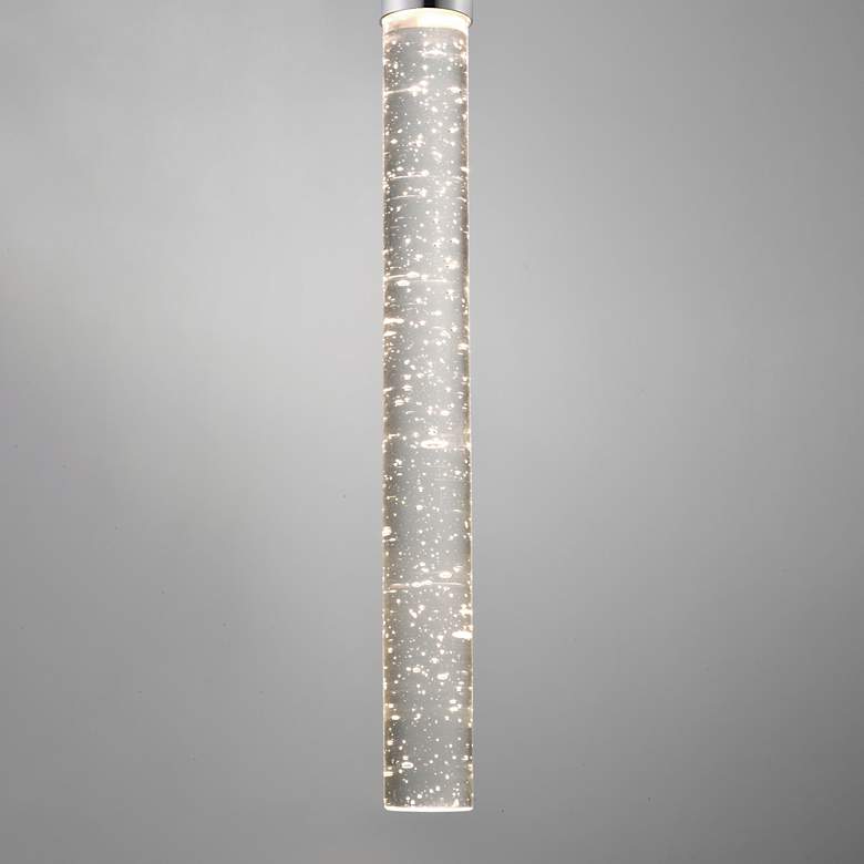 Image 5 ET2 Big Fizz 4 3/4" Wide Polished Chrome LED Mini Pendant more views