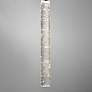 5_ET2 Big Fizz 4 3/4" Wide Polished Chrome LED Mini Pendant more views