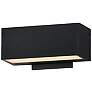 1_ET2 Blok 3 3/4" High Black LED Outdoor Wall Light