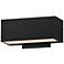 ET2 Blok 3 3/4" High Black LED Outdoor Wall Light