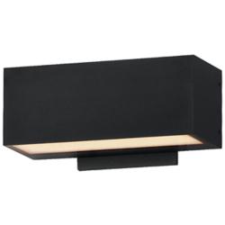ET2 Blok 3 3/4" High Black LED Outdoor Wall Light