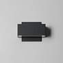 3_ET2 Blok 6 3/4" Wide Black LED Outdoor Wall Sconce more views