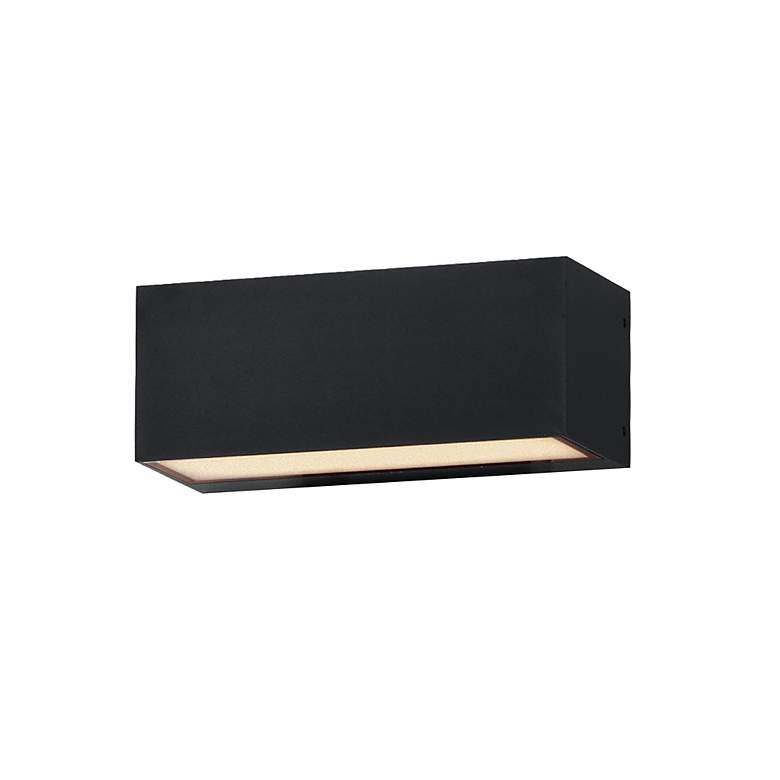 Image 2 ET2 Blok 9" Wide Black Outdoor Wall Sconce more views