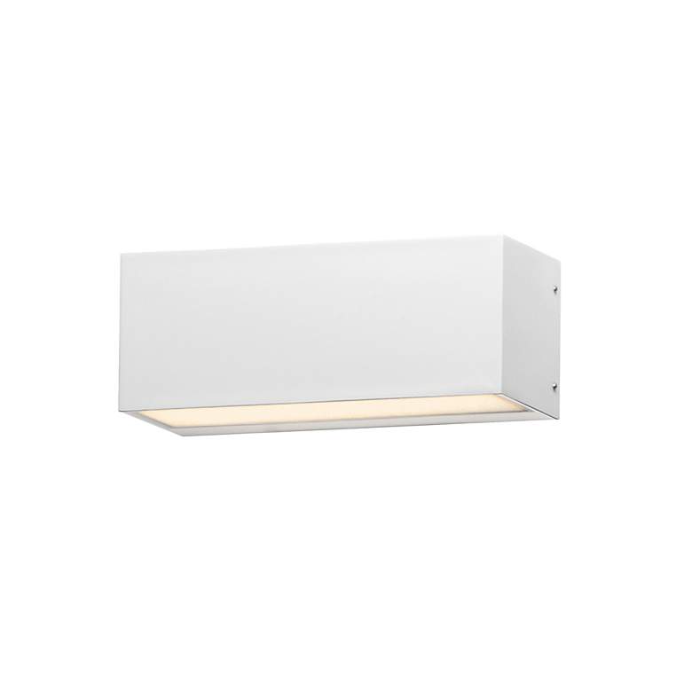 Image 2 ET2 Blok 9" Wide White LED Outdoor Wall Sconce more views