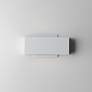 3_ET2 Blok 9" Wide White LED Outdoor Wall Sconce more views
