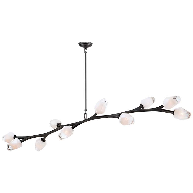 Image 1 ET2 Blossom 70 1/2 inch Wide Black 10-Light LED Linear Pendant