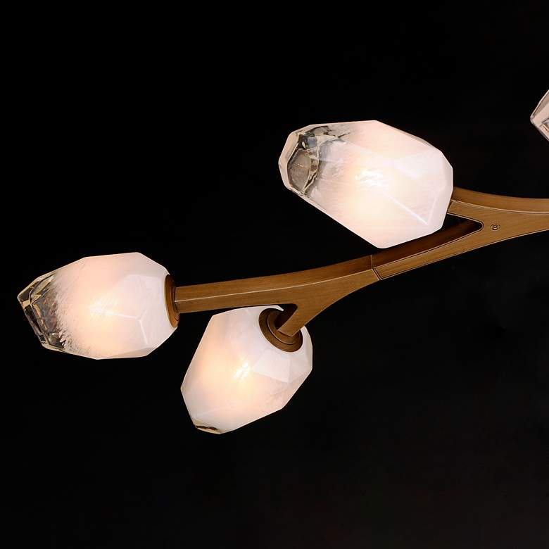 Image 5 ET2 Blossom 70 1/2"W Natural Aged Brass LED Linear Pendant more views