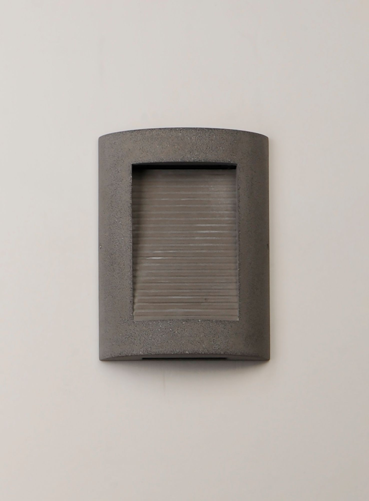 Image 3 ET2 Boardwalk 10 1/4" High Greystone LED Outdoor Wall Sconce more views