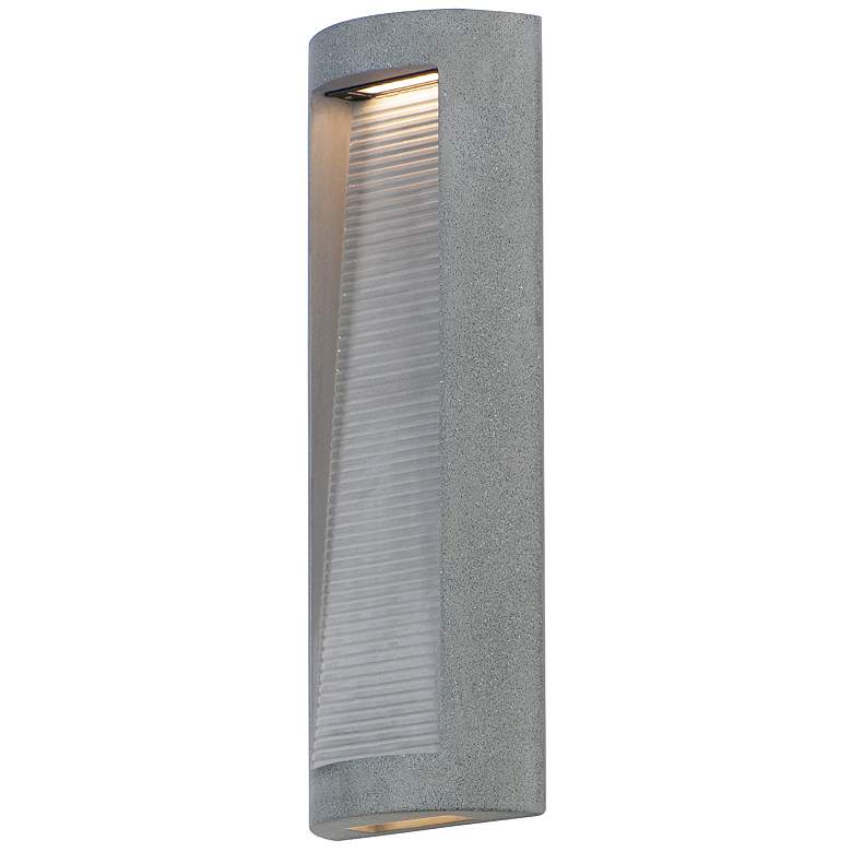 Image 1 ET2 Boardwalk 22" High Graystone LED Outdoor Wall Light