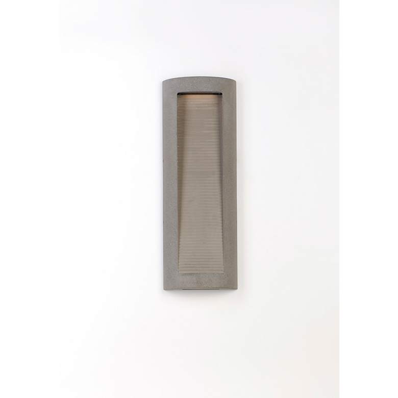 Image 2 ET2 Boardwalk 22" High Graystone LED Outdoor Wall Light more views