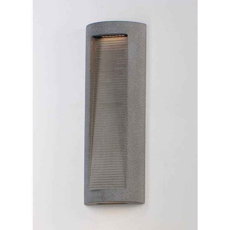 Image 4 ET2 Boardwalk 22" High Graystone LED Outdoor Wall Light more views
