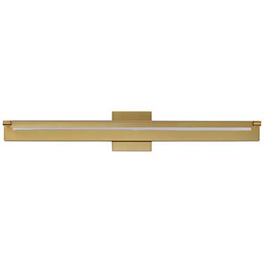 ET2 Bookkeeper 30"W Natural Aged Brass LED Vanity Bath Light