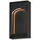 ET2 Brasilia 12" High Black Small LED Outdoor Sconce